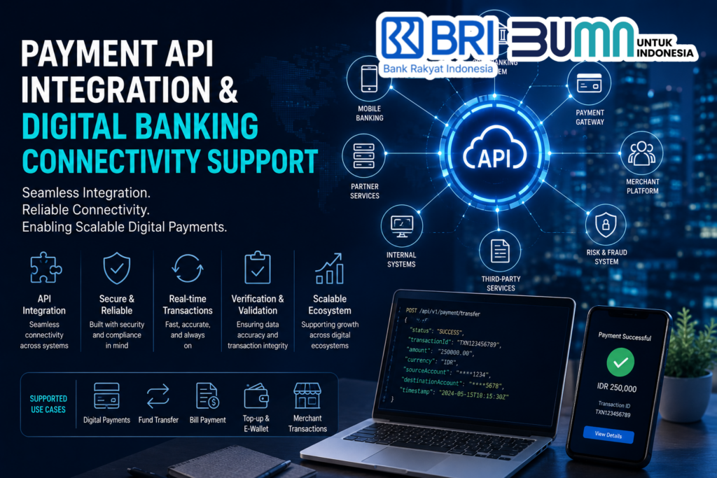 Payment API Integration and Digital Banking Connectivity Support