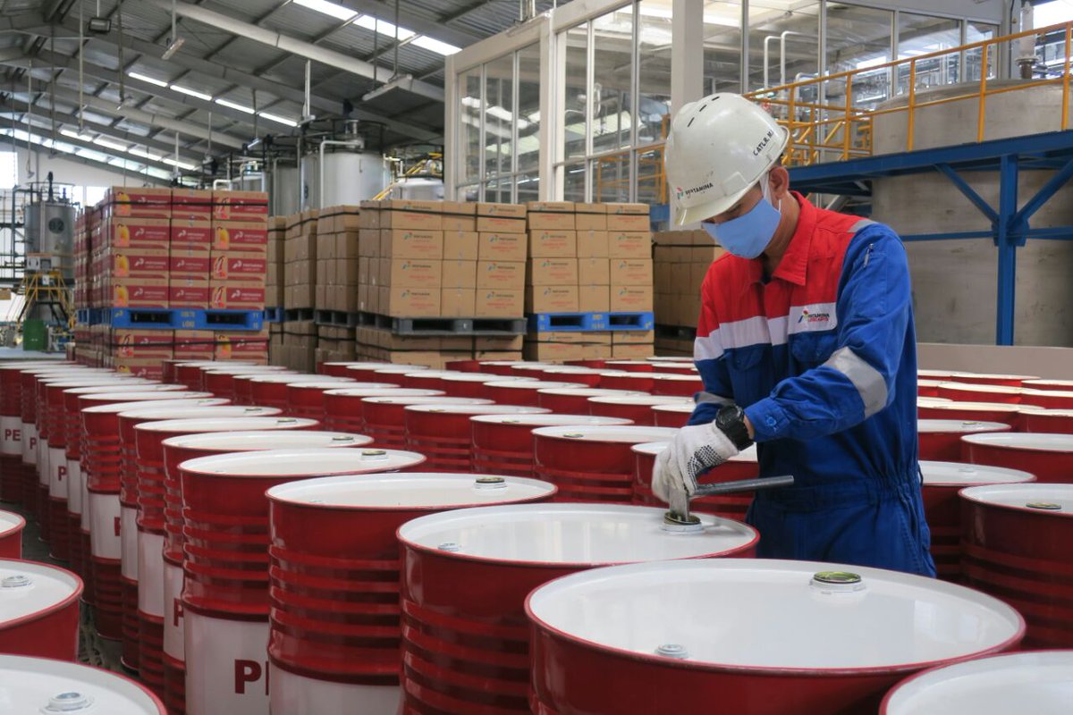 Krakatau Steel (KRAS) Pasok Baja Untuk Drum Pertamina Lubricants