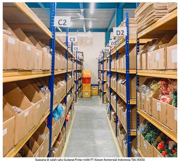 Kembangkan e-fulfillment, Kioson Komersial (KIOS) Luncurkan 100 GudangPintar