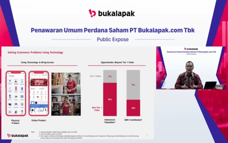 Bank DBS Utangi Bukalapak.com (BUKA) Rp2 Triliun, Berikut Peruntukannya