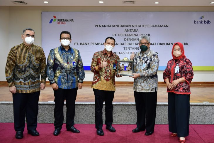 Bank BJB (BJBR) dan Pertamina Retail Kerja Sama Kembangkan Pertashop