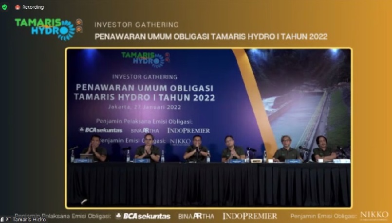 Dukung Energi Terbarukan, Tamaris Hidro Terbitkan Obligasi Rp750 Miliar