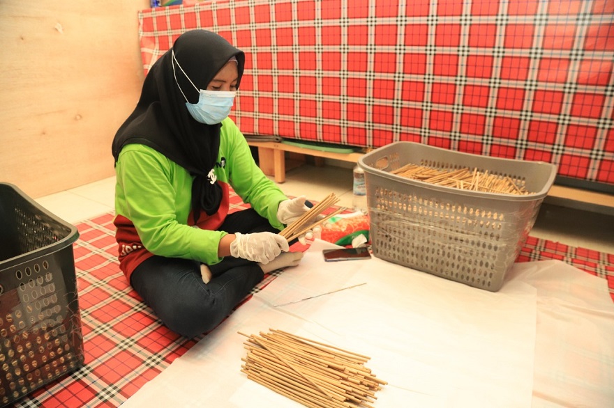 Klaster Usaha Binaan Bank BRI (BBRI) Purun Eco-Straw Mendapat Apresiasi di Sidang Umum PBB