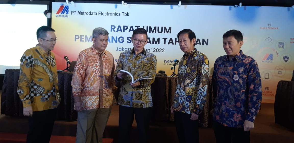 RUPST 2022 Metrodata (MTDL) putuskan bagikan dividen 25,3 Persen dari Laba Bersih 2021. dok. Ist. Metrodata (MTDL) Bagikan Dividen 25,3 Persen dari Laba Bersih 2021