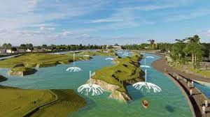 TMII design rehabilitasi Danau Archipelago TMII. dok. Kementerian PUPR. Viva. KTT G20: Dapat Tugas Rehab TMII, Kementerian PUPR Siapkan Anggaran Rp1,2 Triliun