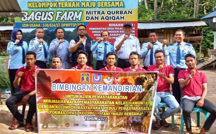 Duta Petani Milenial Kementan Asal Tapin Dipercaya Dampingi Eks Warga Binaan Narkoba. dok. ist. Duta Petani Milenial Kementan Asal Tapin Dipercaya Dampingi Eks Warga Binaan Narkoba