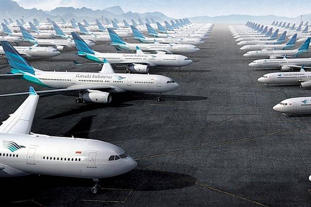 Garuda Indonesia dok SINDOnews. Rugi 2021 Rp62 Triliun, Proyeksi Dirut GIAA Catat Kinerja Positif Semester II Tahun 2022