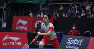 Anthony Sinisuka Ginting rebut tiket ke final Singapore Open 2022, Sabtu, 16 Juli 2022. dok. msn. Singapore Open 2022: Smes Keras 402 Km Per Jam, Andalan Ginting Rebut Tiket ke Final