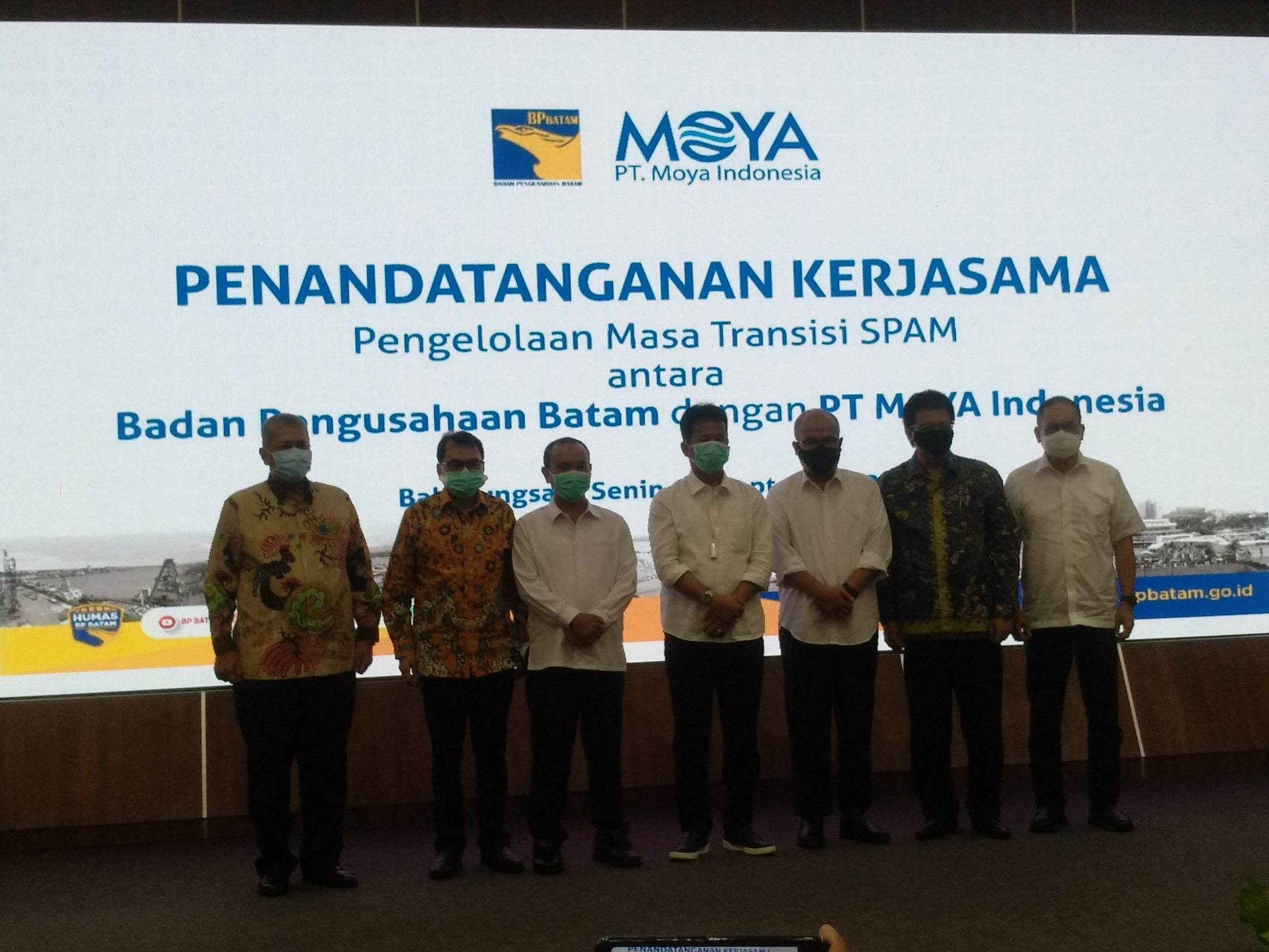 PT Moya Indonesia kelola air bersih di Batam. dok. Keprisatu. Kolaborasi PTPP - Moya Indonesia Lahirkan dua Perusahaan Patungan
