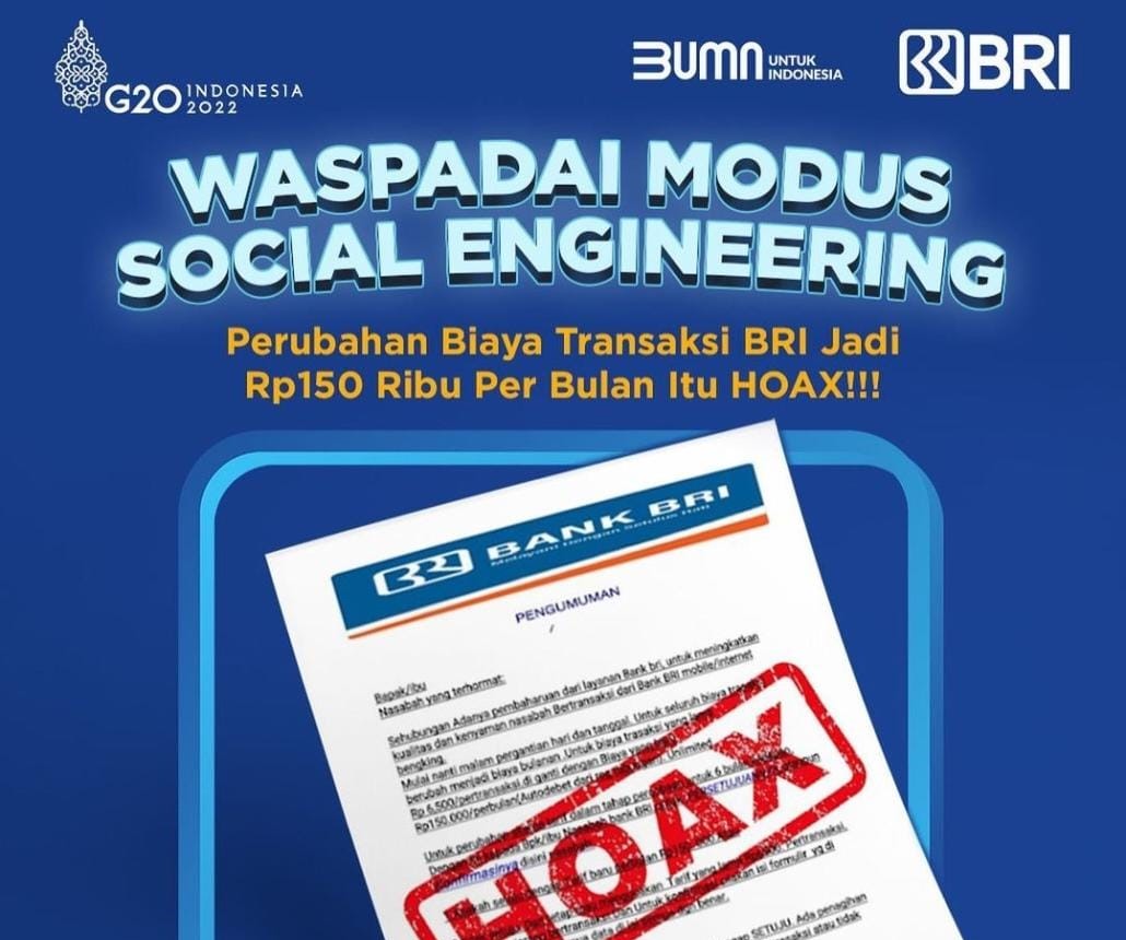Perangi Soceng, BRI Turut Aktif Ungkap Kejahatan Perbankan. dok2. ist. Perangi Soceng, BRI Turut Aktif Ungkap Kejahatan Perbankan
