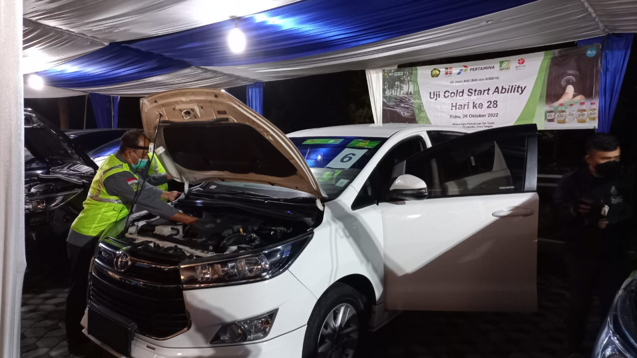 Hasil Uji Cold Startability Penuhi Standar, B40 Siap Digunakan di Mesin
