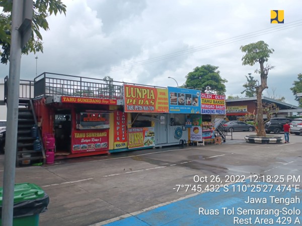 Keterlibatan UMKM di Rest Area Tol Trans Jawa di Atas 70 Persen