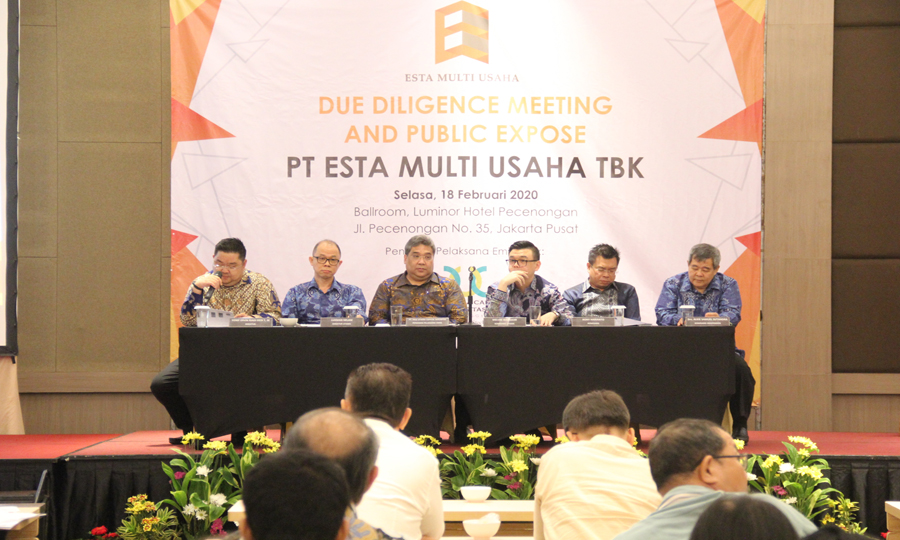 Pengendali Esta Multi Usaha Lepas 100 Juta Saham ESTA Rp95 per Lembar