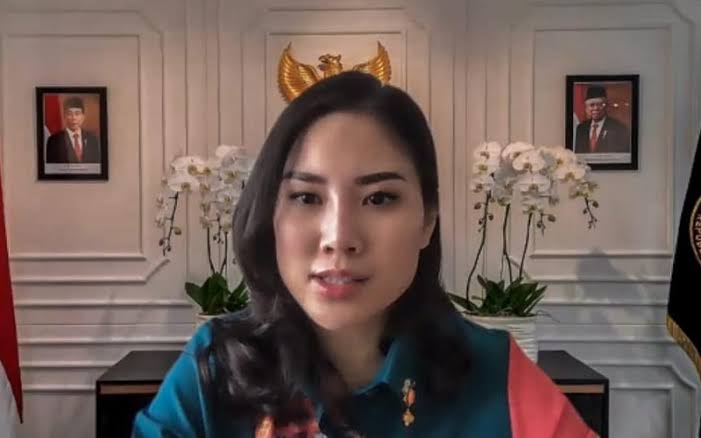 Wakil Menteri Pariwisata dan Ekonomi Kreatif Angela Tanoesoedibjo. dok. Bisnis. Memasuki 2023, Kemenparekraf Targetkan Nilai Tambah Ekonomi Kreatif Rp1.297 Triliun