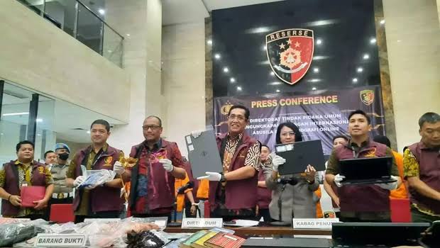 Polisi Ungkap Kasus Judi dan Pornografi Online Jaringan Internasional