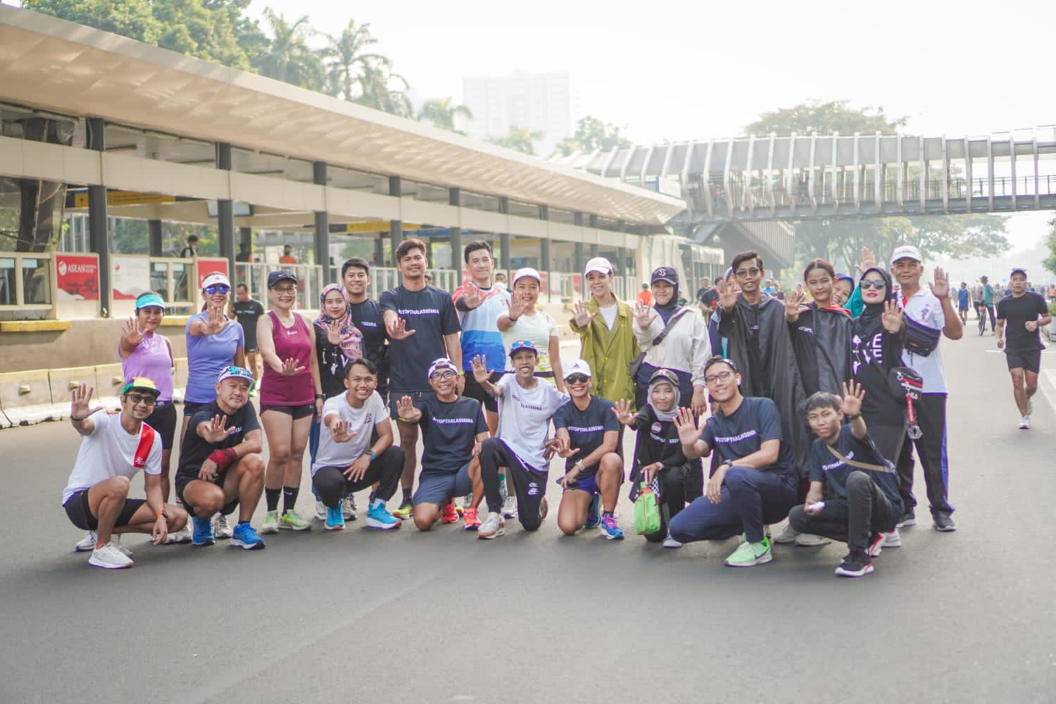 Kampanye Stop Thalassemia di Car Free Day