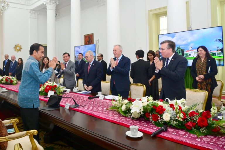 Terima Delegasi US-ABC, Presiden Paparkan Rencana RI Kembangkan Ekosistem Mobil Listrik