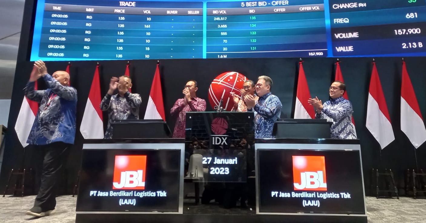 Penuhi Komitmen! Jasa Logistics (LAJU) Gelindingkan Dividen Rp1,83 Miliar