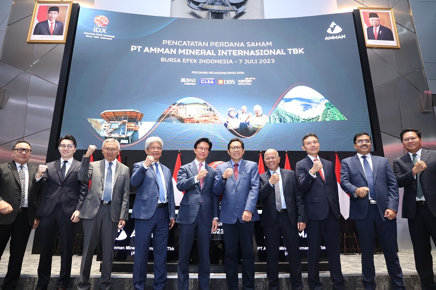 Tak Bertaji! Saham Perdana Amman Mineral (AMMN) Gagal Sundul ARA