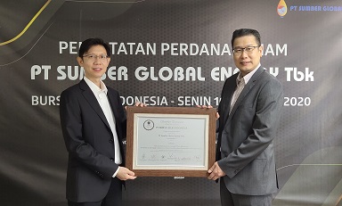 Harris Muliawan Tampung 27,4 Juta Saham Sumber Global Energy (SGER) Rp431 per Lembar