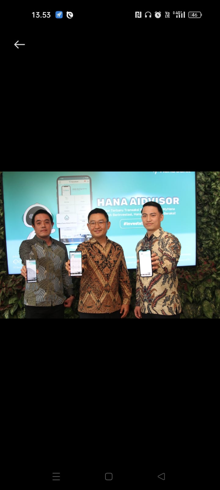 Kiri Devi Agustino - Wealth Management Business Head, tengah: Eun Sung Lee - Head of Private Banking. dok. ist. Bank Hana Hadirkan Fitur Hana Aldvisor, Penuhi Kebutuhan Layanan Perbankan Digital