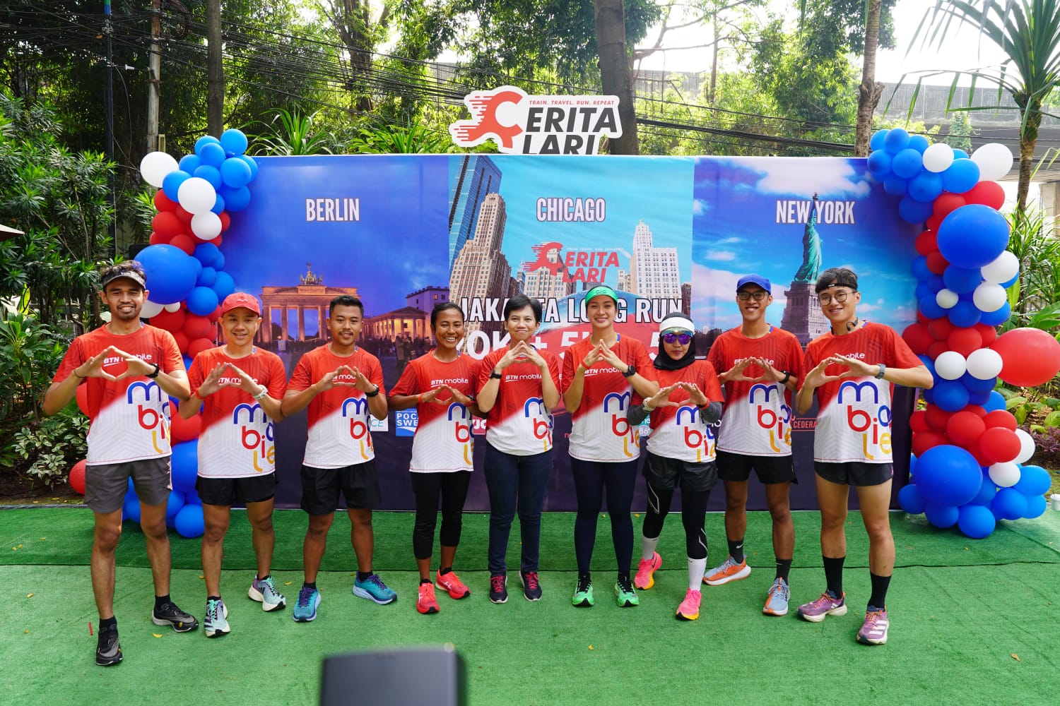 BTN MOBILE GOES TO BERLIN, Bank BTN Berangkatkan 10 Pelari ke BMW BERLIN-MARATHON