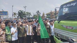 Menteri Perdagangan Zulkifli Hasan melepas ekspor perdana komoditas pinang Lampung ke Arab Saudi, Senin, 30 Oktober 2023. dok. Tribunnews. Potensi Besar, Mendag Lepas Ekspor Perdana Pinang Lampung ke Arab Saudi