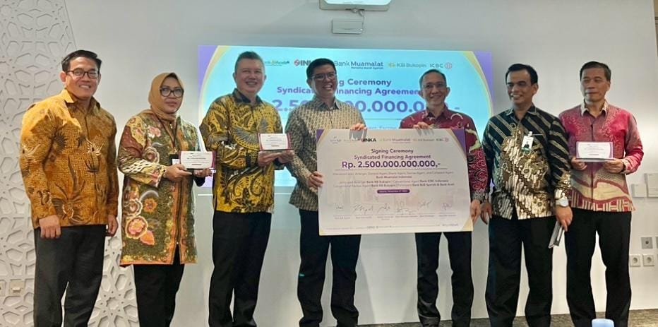 PT Bank KB Bukopin Tbk (BBKP) menyalurkan kredit sindikasi Rp2,5 triliun untuk pembuatan 612 kereta PT INKA. dok. ist. Majukan Industri KA, Bank KB Bukopin Salurkan Kredit Sindikasi Rp2,5 Triliun Untuk INKA