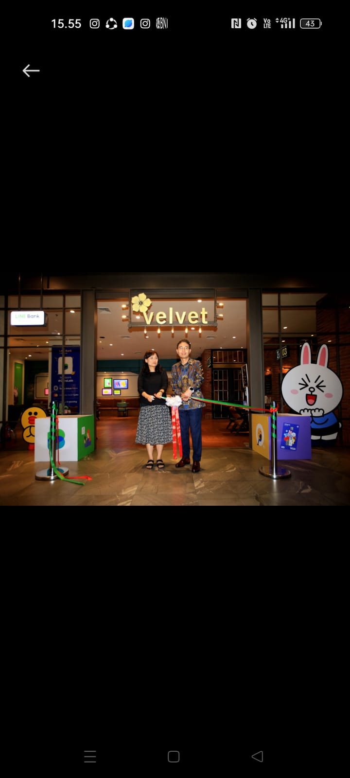 LINE Bank by Hana Bank dan CGV Cinemas Indonesia, Selasa (7/11/2023), mengumumkan kerja sama strategis untuk sinergi layanan perbankan.  dok. ist. Perluasan Bisnis Berkelanjutan, LINE Bank-CGV Cinemas Indonesia Jalin Kerja Sama Strategis