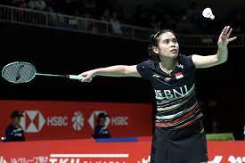 Gregoria Mariska Tunjung, pebulutangkis tunggal putri andalan Indonesia, mengalahkan wakil China, Chen Yu Fei, dan tampil sebagai juara Kumamoto Masters Japan 2023. dok. Humas PBSI. Djarum Badminton. Taklukkan Andalan China, Gregoria Ukir Sejarah dalam Kumamoto Masters Japan 2023