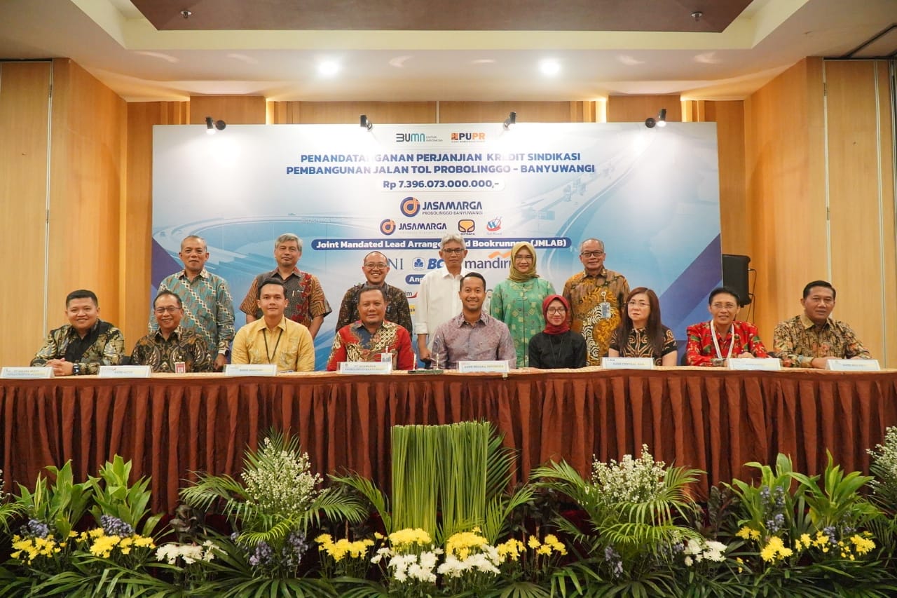Jasa Marga (JSMR) Kredit Sindikasi Rp7,396 T Untuk Bangun Tol Probolinggo-Banyuwangi