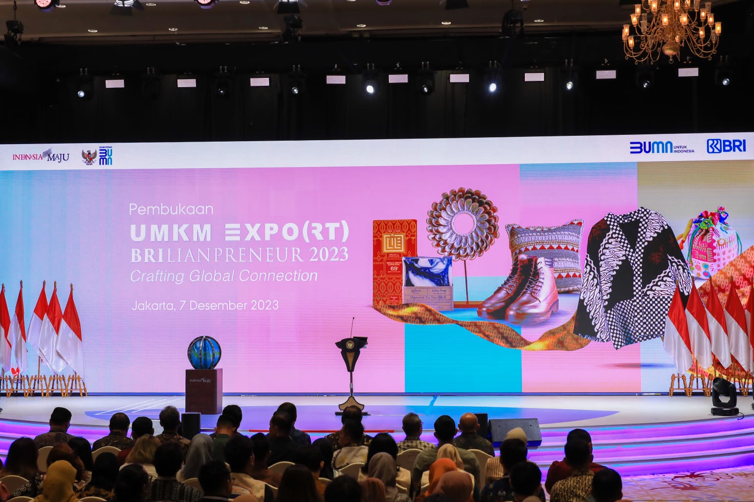 UMKM EXPO(RT) BRILIANPRENEUR 2023, Influencer Reza Pahlevi Bagi Tips Sukses di Medsos