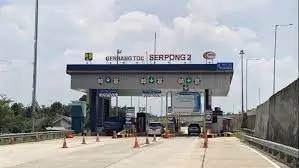 Gerbang Tol Serpong- cinere Jasa Marga (JSMR) Berlakukan Tarif Baru Tol Serpong-Cinere
