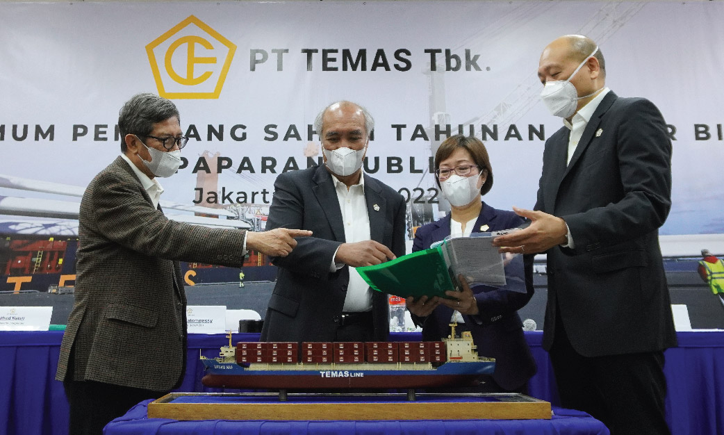 jajaran manajemen PT Temas Tbk (TMAS). Dok/Emitennews Kompak, Dua Direktur Temas (TMAS) Ajukan Resign