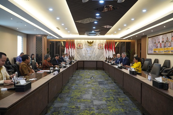 Pertemuan dengan OECD (foto: Humas Ekon) OECD Buka Diskusi Aksesi dengan Pemerintah RI