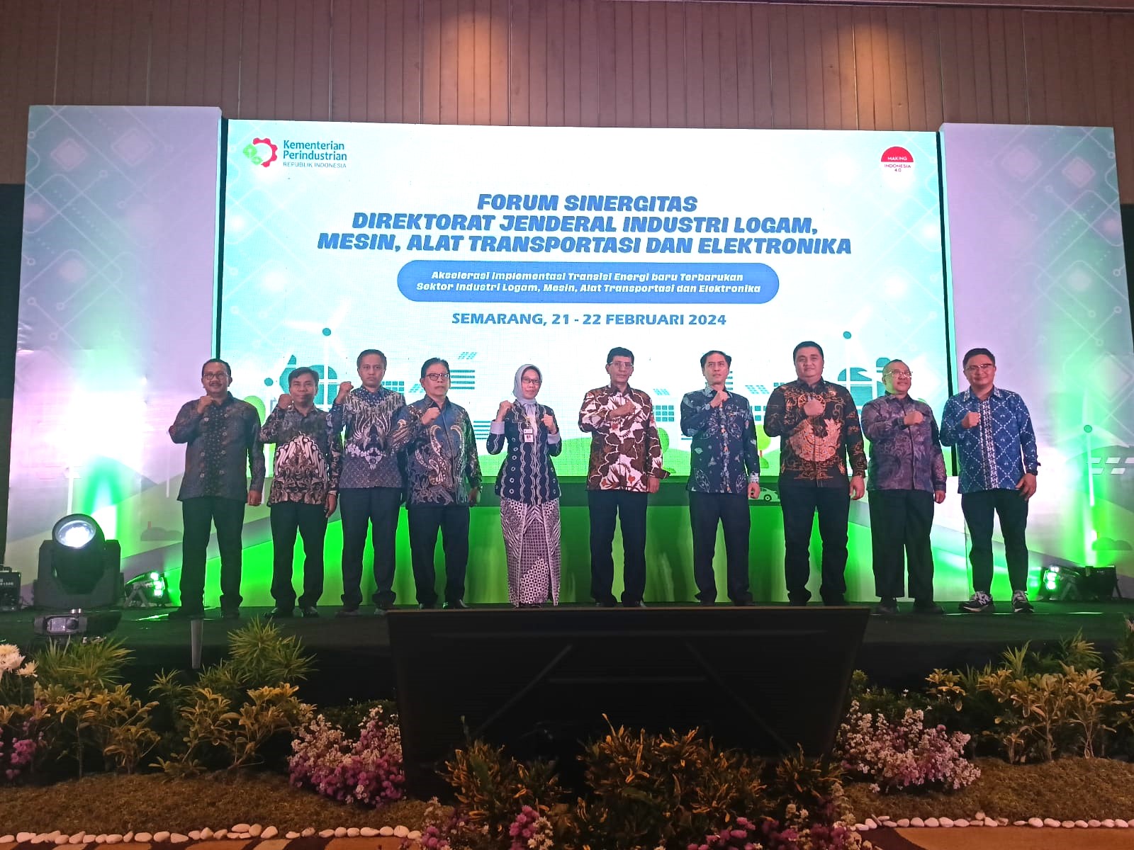 Forum Sinergi Direktorat Jenderal ILMATE 2024 di Semarang, Kamis (22/2/2024). dok. Kemenperin Transisi Energi Butuh Kolaborasi Pemangku Kepentingan