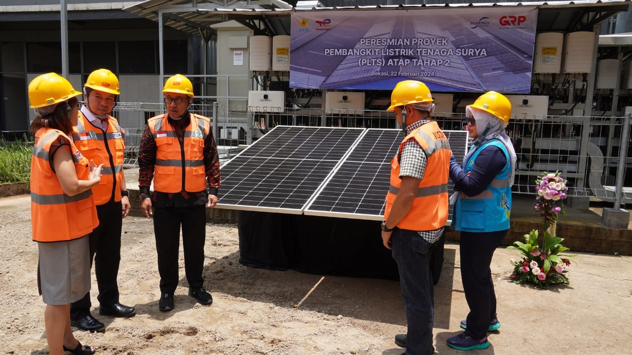 GGRP Resmikan PLTS Atap Terbesar di Jawa Barat