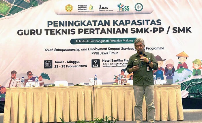 Regenerasi Pertanian, Kementan Tingkatkan Kapasitas Guru Vokasi Jatim