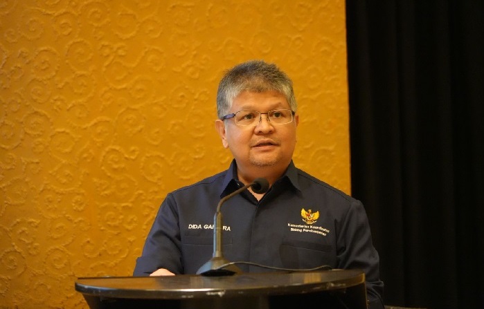 Deputi Bidang Koordinasi Pangan dan Agribisnis Kemenko Perekonomian Dida Gardera, pada Lokakarya: Pertukaran Keahlian Indonesia - Inggris dengan tema “Ketahanan Pangan Melalui Pengembangan Rantai Pasok” yang diselenggarakan secara hybrid pada Kamis (7/03). Pertanian Sektor Terbesar Ketiga Setelah Pengolahan dan Perdagangan