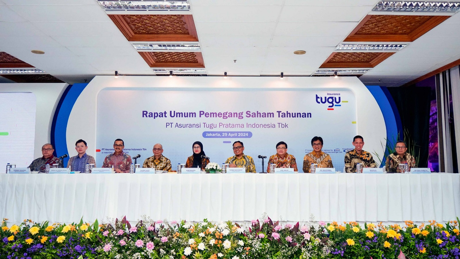 Rapat Umum Pemegang Saham Tahunan PT Asuransi Tugu Pratama Indonesia Tbk (TUGU), 29 April 2024. dok. TUGU. Kuartal I 2024, Tugu Insurance (TUGU) Catat Premi Hampir Rp2 Triliun