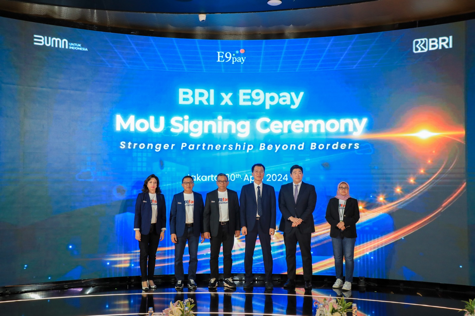 PT Bank Rakyat Indonesia (Persero) Tbk. (BBRI) mengumumkan perluasan kerja sama remitansi dengan perusahaan Penyelenggara Transfer Dana (PTD) ternama di Korea Selatan yaitu E9pay Company Limited (E9pay Co., Ltd.). dok. BRI. BRI-E9pay Perkuat Kolaborasi, Tingkatkan Layanan Finansial Bagi PMI