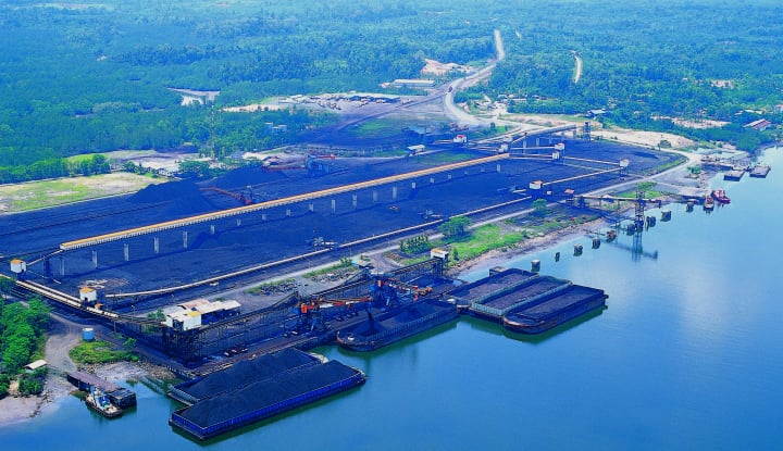 EMAS HITAM - Pelabuhan untuk mengangkut batu bara besutan Indika Energy. FOTO - ISTIMEWA Telisik! Ini Jadwal Dividen Indika Energy (INDY) USD30 Juta