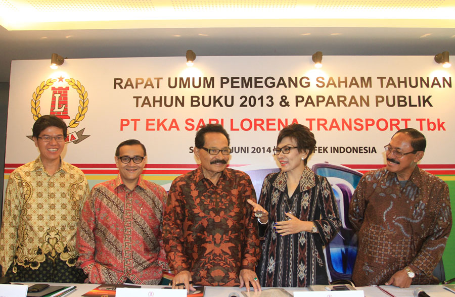 Pengurus Eka Sari Lorena berdiskusi usaha RUPS Tahunan perseroan. FOTO - ISTIMEWA Bengkak 346 Persen, Eka Lorena (LRNA) Maret 2024 Tekor Rp9,4 Miliar