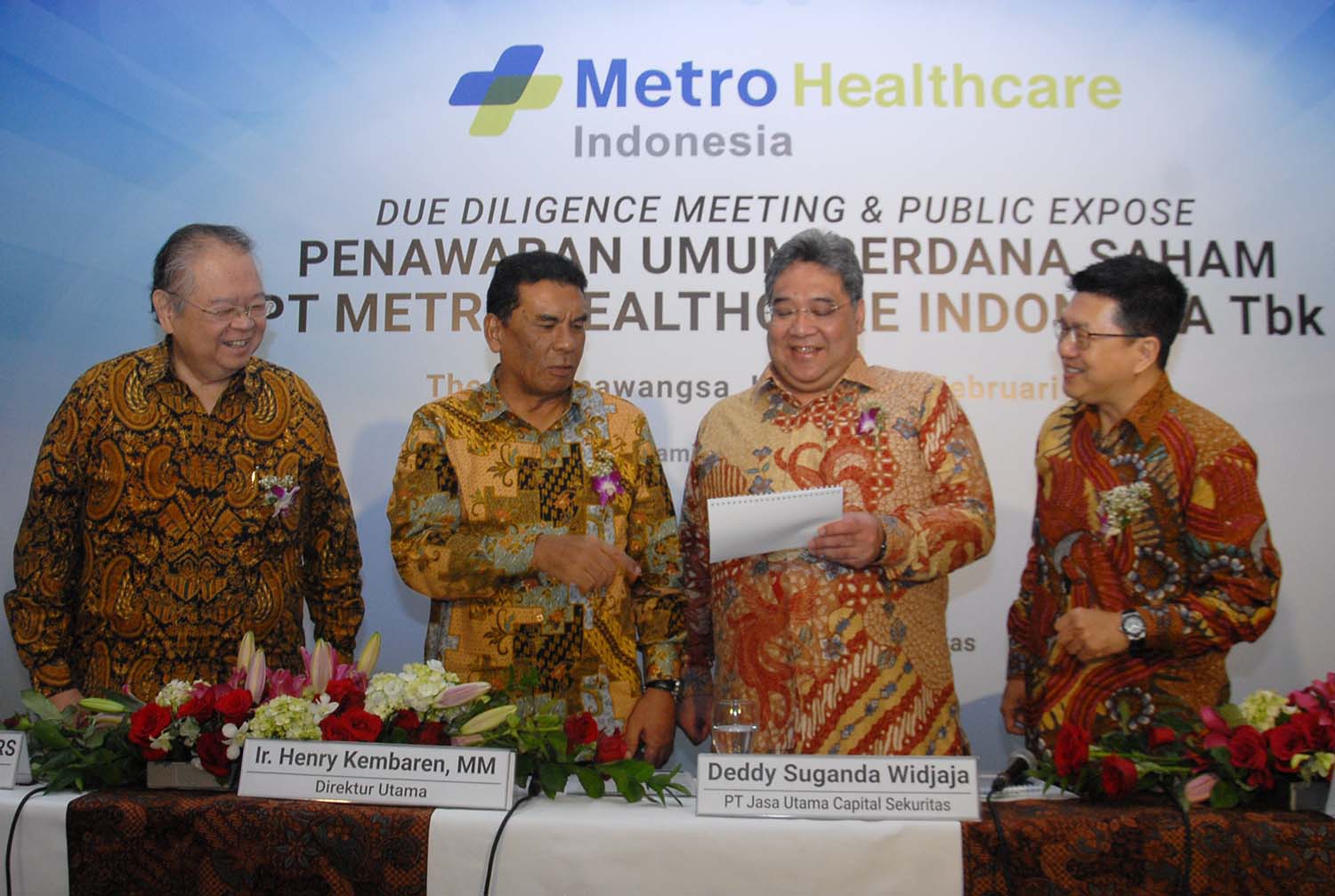 Gambar salah satu foto beberapa direksi CARE Ini Alasan BEI Cermati Pergerakan Saham Metro Healthcare (CARE)