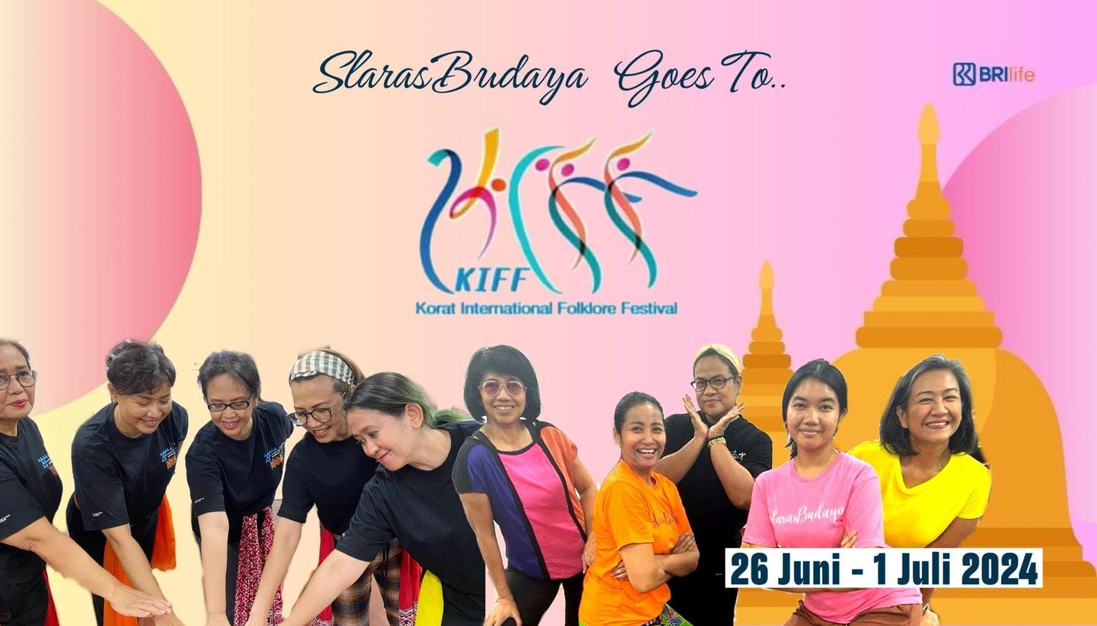 SlarasBudaya Ikut Korat International Folklore Festival Bangkok