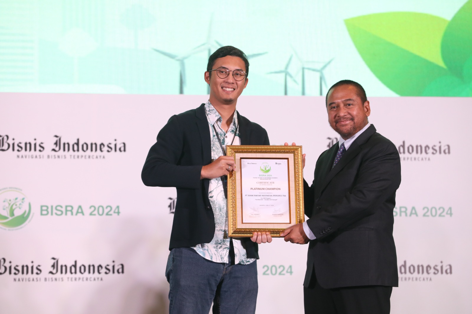 Sukses BRI Atasi Masalah Sampah, Berbuah Platinum BISRA Award 2024