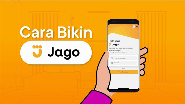 Ilustrasi gambar cara bikin akun dalam aplikasi besutan Bank Jago. FOTO - ISTIMEWA Saham Bank Digital Meledak, Bank Jago (ARTO) Teratas