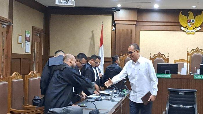 Rafael Alun Trisambodo di Pengadilan Tipikor Jakarta. dok. Tribunnews. Kasasi Ditolak, MA Perintahkan KPK Kembalikan Rumah Istri Rafael Alun