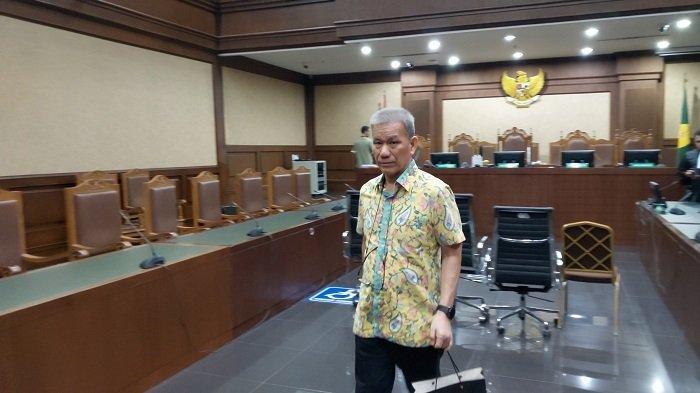 Direktur Utama PT Sansaine Exindo, Jemy Sutjiawan. dok. Tribunnews. Kasus Korupsi BTS Kominfo, Tiga Tahun Penjara Untuk Jemy Sutjiawan