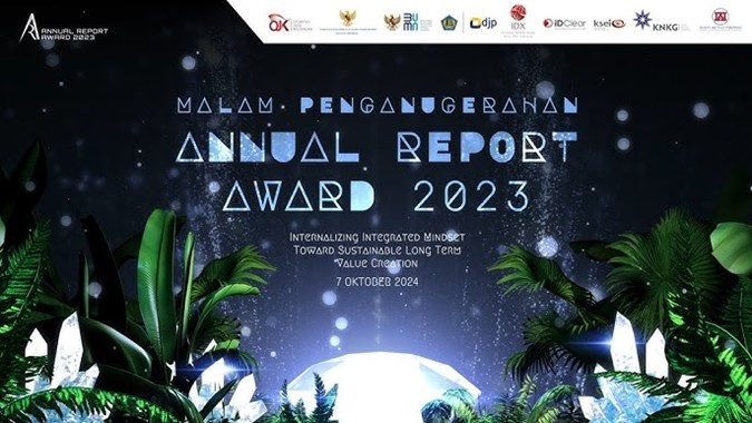 Penganugerahan Annual Report Award (ARA) 2023 yang digelar pada Senin (7/10) merupakan yang ke-19 sejak pertama kali diselenggarakan pada tahun 2002. 27 perusahaan Raih Penghargaan ARA 2023